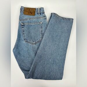 Vintage Calvin Klein Women's High Rise Easy Fit Jeans Size 8 BDXJ135 Made In USA